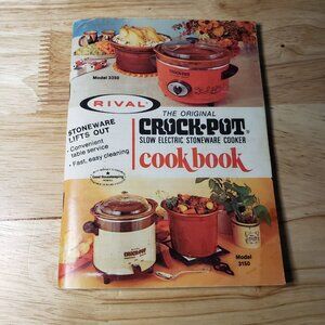 Vintage Rival Crock Pot Original Cookbook Recipes Models 3150-3350 Booklet